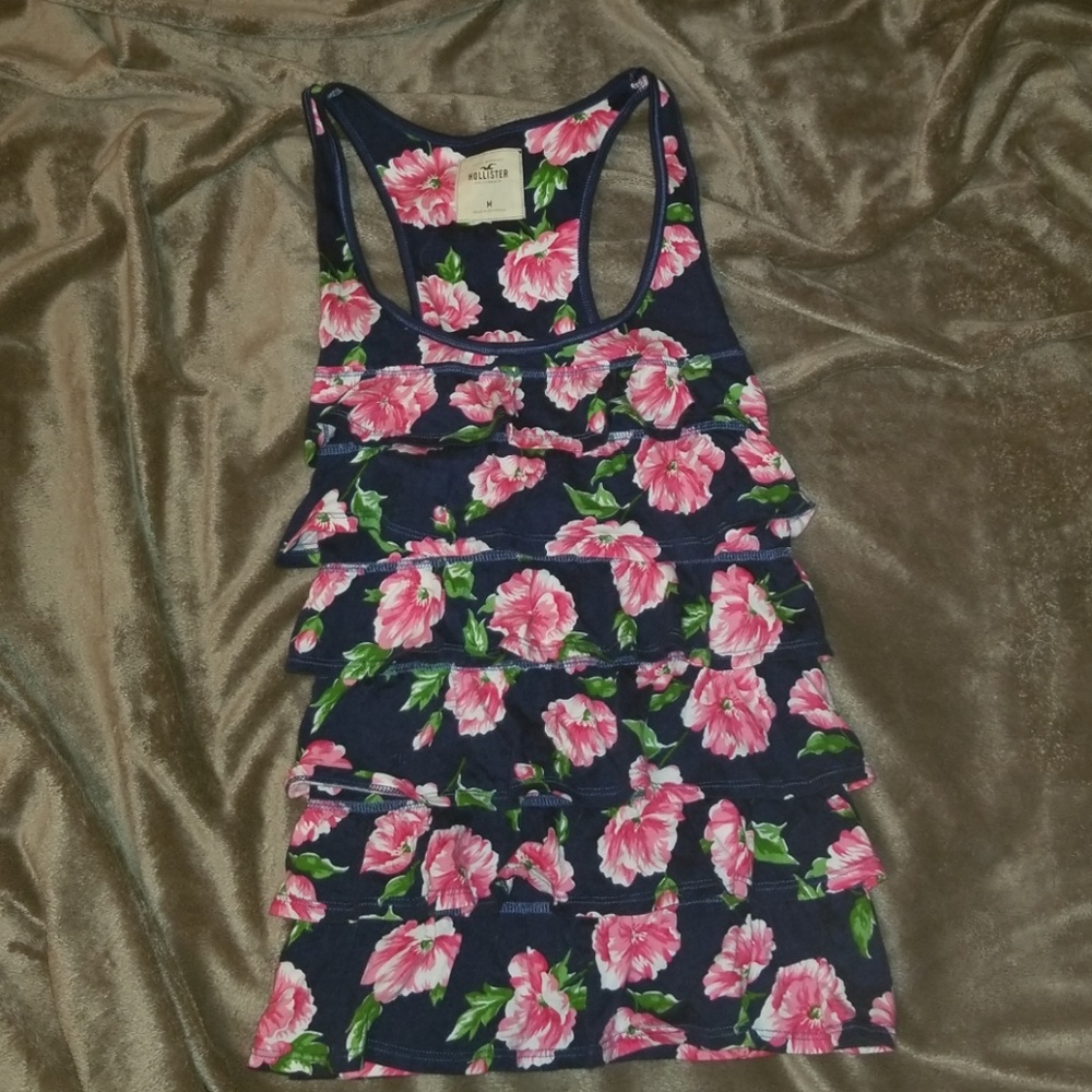 Floral Ruffle top